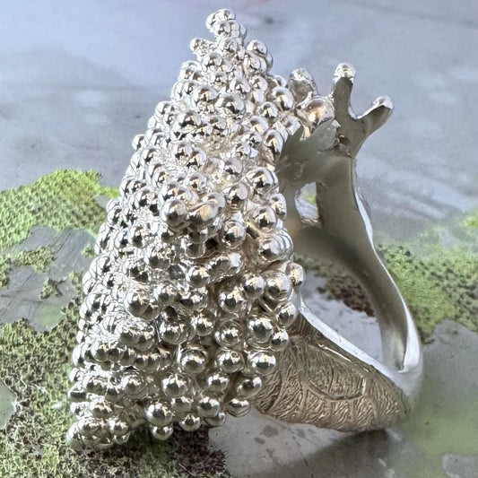 Caviars with Lizard Paw and Butterfly Wing Ring