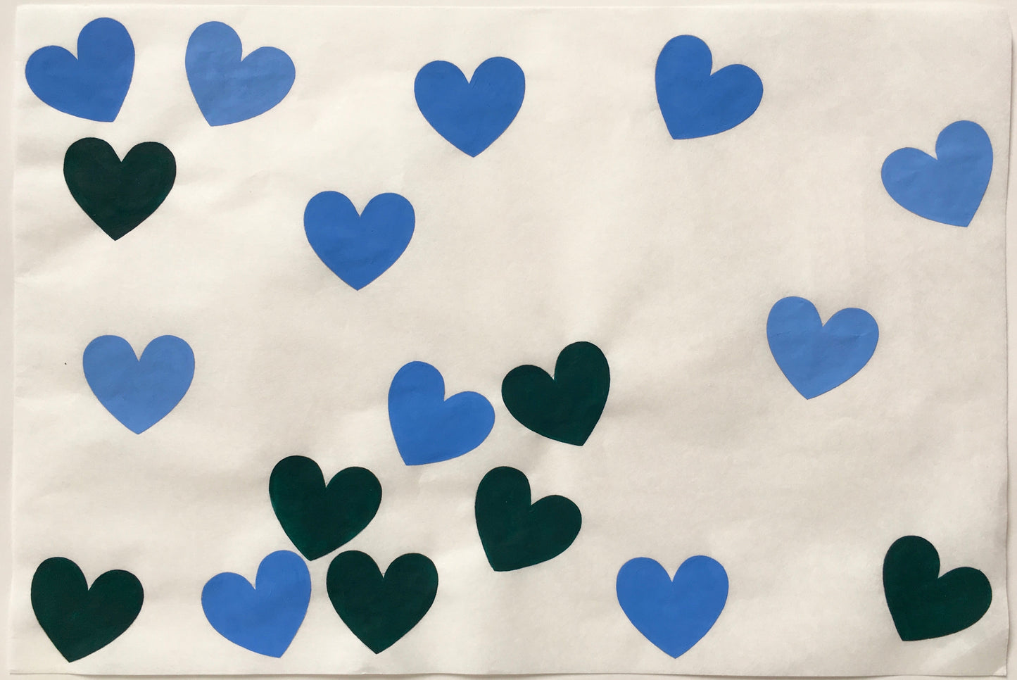 18 Hearts, Blue Green