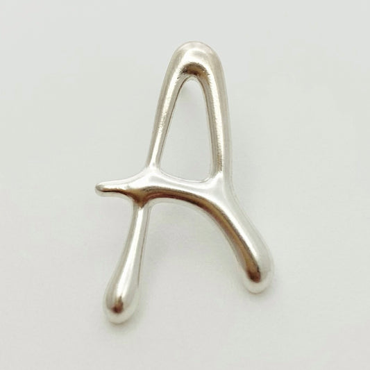 A Earring, sterling silver