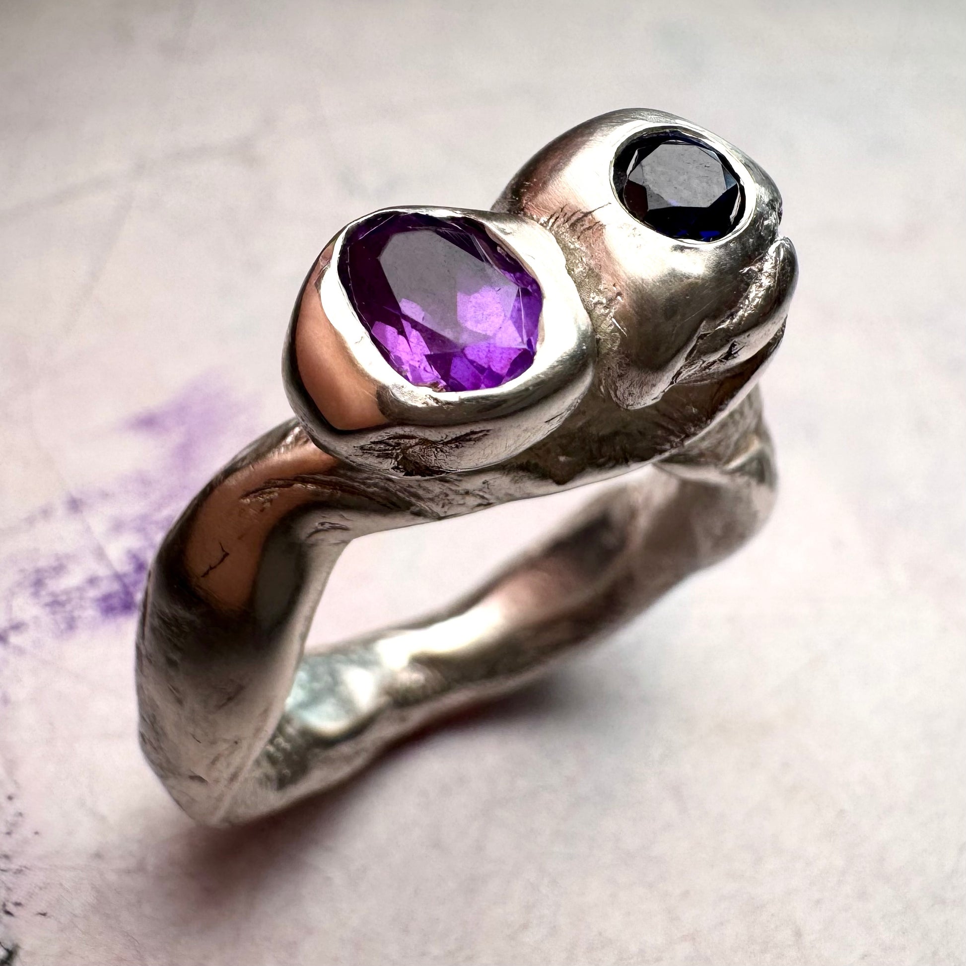 Perfectly Imperfect, Purple Blue Ring - Andrea Corson