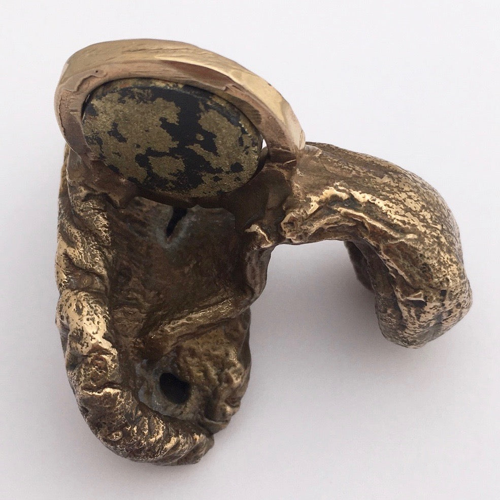 Mushroom Ring Refrigerator Magnet