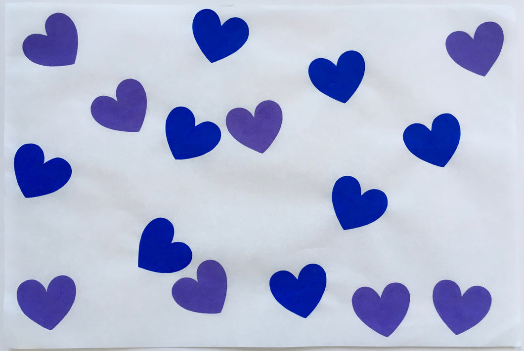8 Hearts With Cobalt
