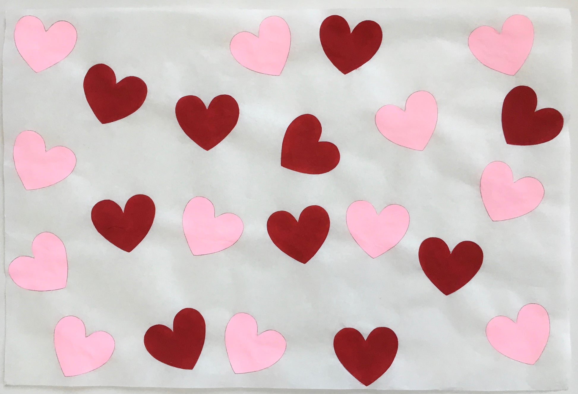 22 Hearts, Pink and Rose - Andrea Corson