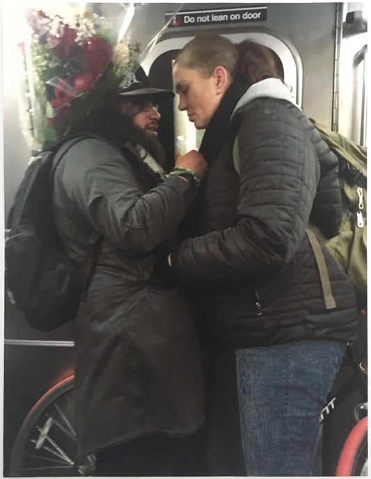 Subway Couple - Andrea Corson
