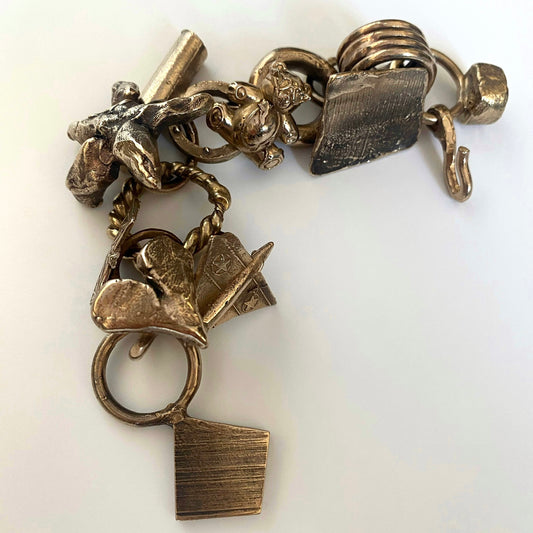 Teddy Bear Ring Charm Bracelet