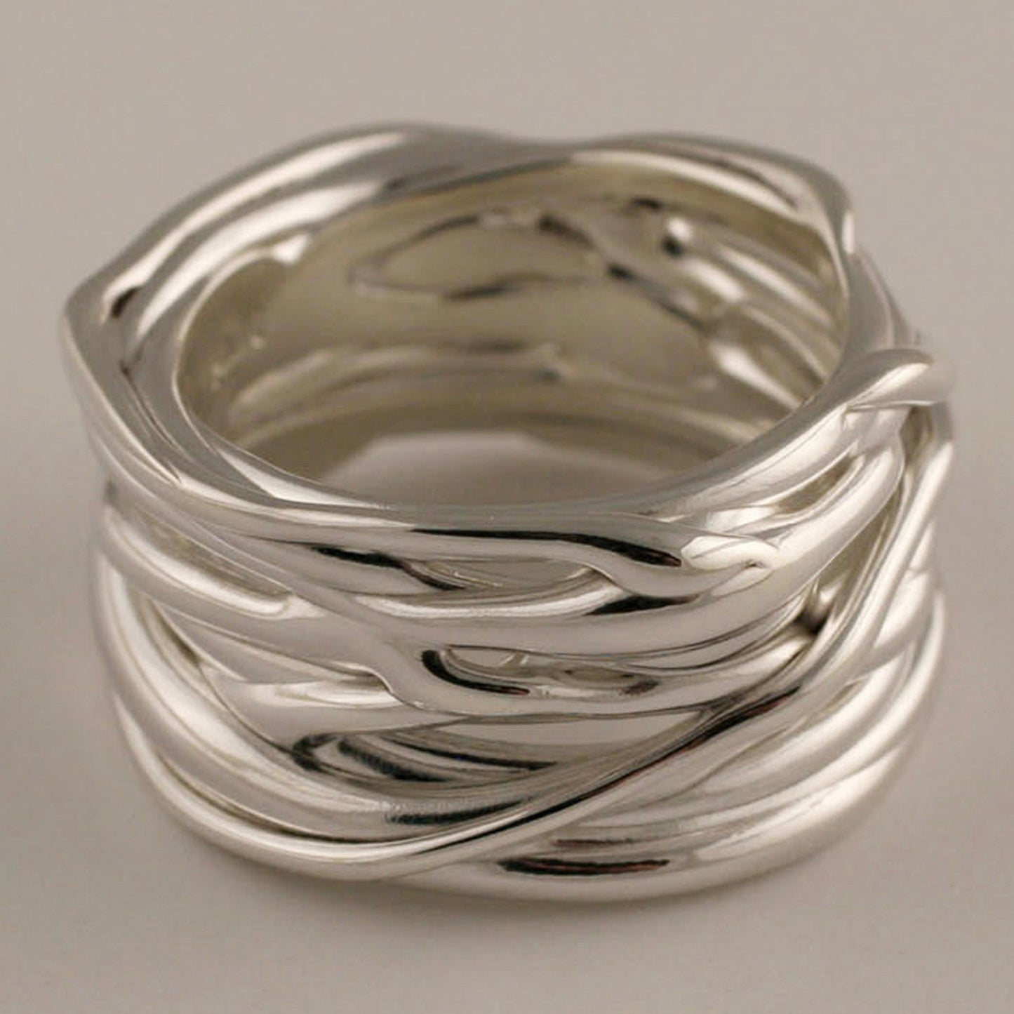 Surface Style Ring, sterling silver, Andrea Corson